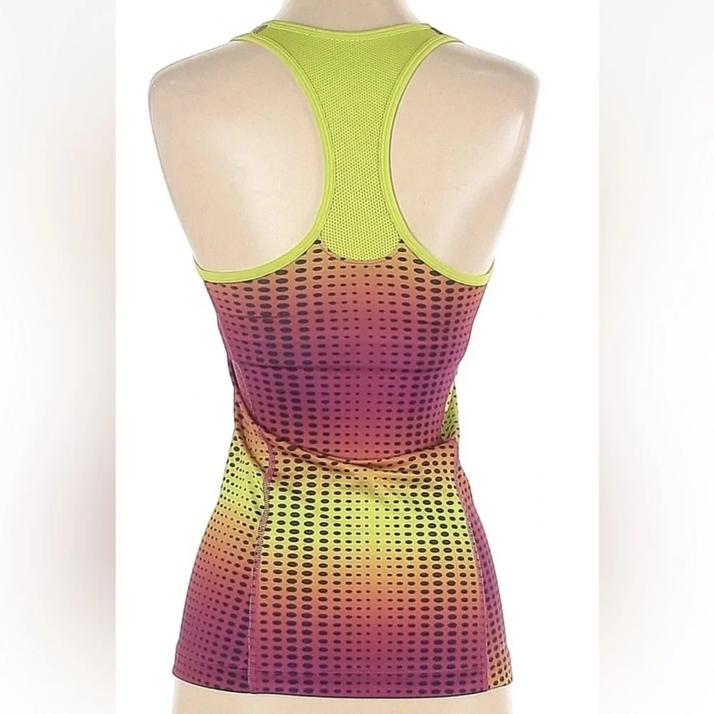 *NWOT* Nike Dri Fit Size Medium Women's Pink & Yellow Athletic Body Con Tank Top